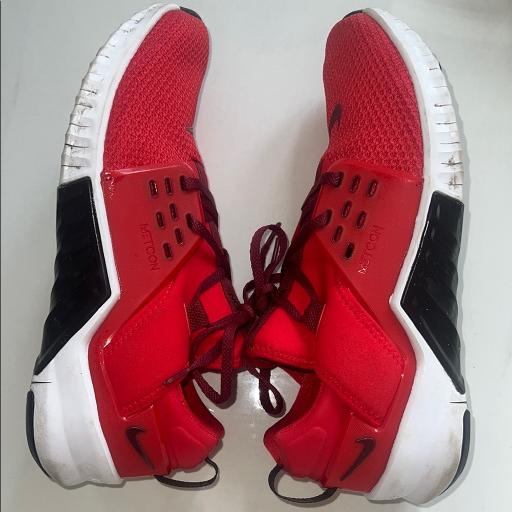 Nike Red Metcon Athletic Shoes Size 10 - Picture 5 of 7